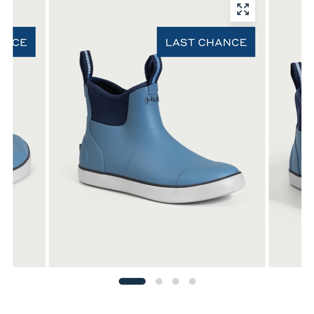 Huk Kids Blue Waterproof Boots